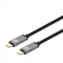 Techly USB 3.2 Gen 2 USB-C M/M Kabel 1m Schwarz, 1 m, USB B, USB C, USB 3.2 Gen 1 (3.1 Gen 1), 10 Gbit/s, Schwarz