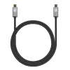 Techly USB 3.2 Gen 2 USB-C M/M Kabel 1m Schwarz, 1 m, USB B, USB C, USB 3.2 Gen 1 (3.1 Gen 1), 10 Gbit/s, Schwarz