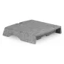 BakkerElkhuizen Q-Riser 50 Circular 76,2 cm Schreibtisch Grau
