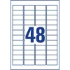 Selbstklebendes Etikett Avery J4791-25 Abgerundetes Rechteck