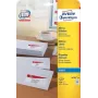 Selbstklebendes Etikett Avery J4791-25 Abgerundetes Rechteck
