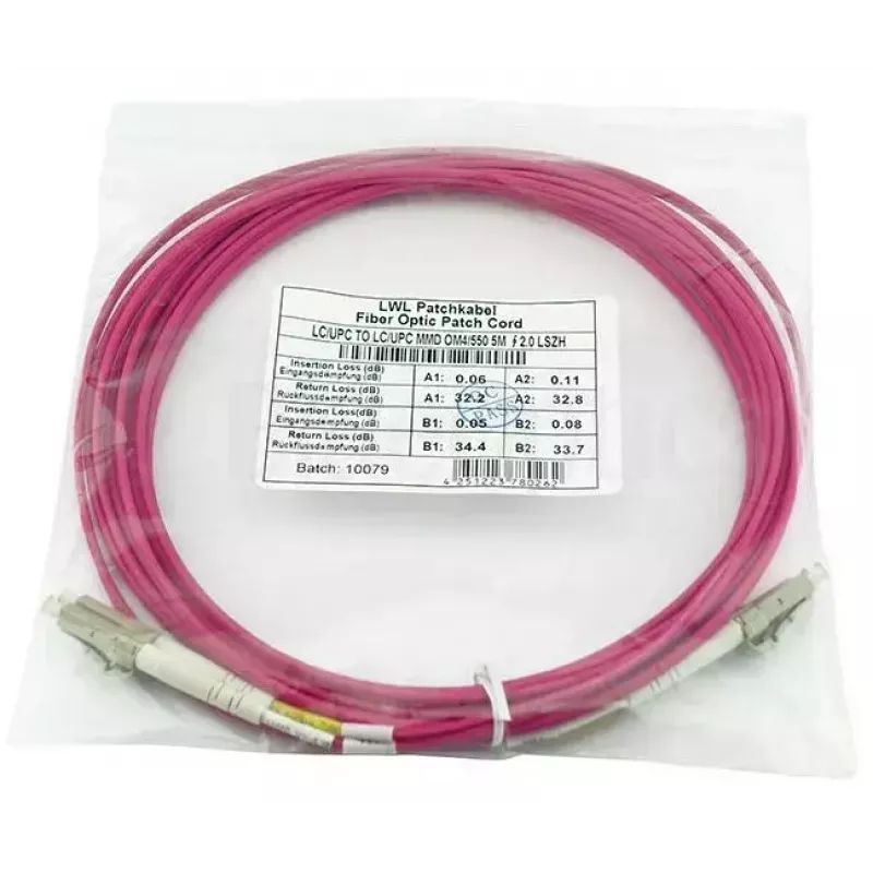 Glasfaserkabel BlueOptics SFP3131FU1.5MK LC OM4 1,5 m Pink