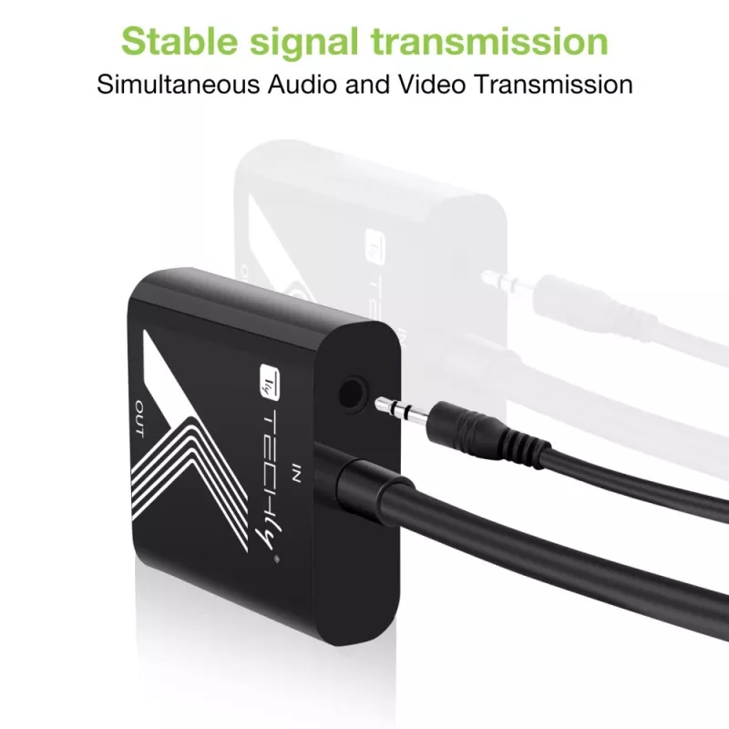 Techly Kabeladapter Konverter HDMI auf VGA mit Audio-Klinkenstecker