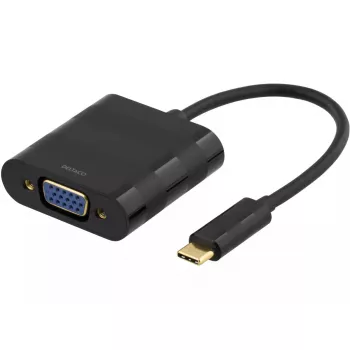 Video-Kabel-Adapter Deltaco USBC-VGA