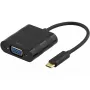Video-Kabel-Adapter Deltaco USBC-VGA