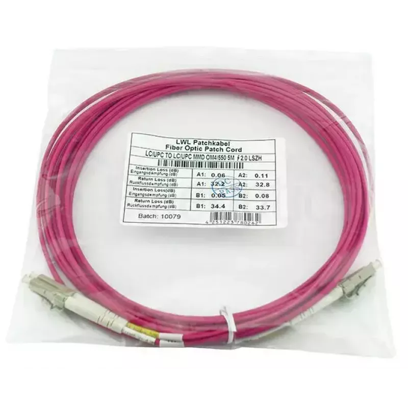 BlueOptics CBL-LC-OM4-2M-BO Glasfaserkabel 2m LC-Stecker