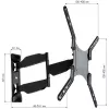 Techly 23-55 Ultra schlank Full Motion LCD-TV-Wandhalterung Schwarz” ICA-PLB 171M
