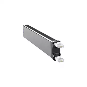 PATCHBOX C36STPXC6XXX1W Kabelorganisator Rack Kabelwanne Schwarz, Silber, Weiß 1 Stk.