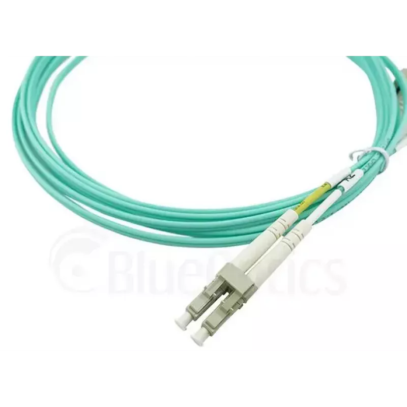 Glasfaserkabel BlueOptics AJ834A-BO 1m 2x LC OM3 Vollduplex