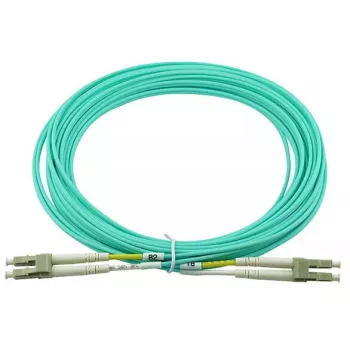 Glasfaserkabel BlueOptics AJ834A-BO 1m 2x LC OM3 Vollduplex
