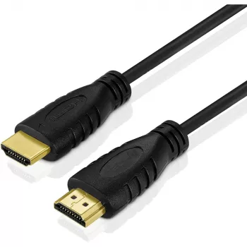 Techly HDMI 2.0 Kabel A/A M/M 0,5m Schwarz ICOC HDMI2-4-005, 0,5 m, HDMI Typ A (Standard), HDMI Typ A (Standard), 4096 x 2160 Pixel, 3D, Schwarz