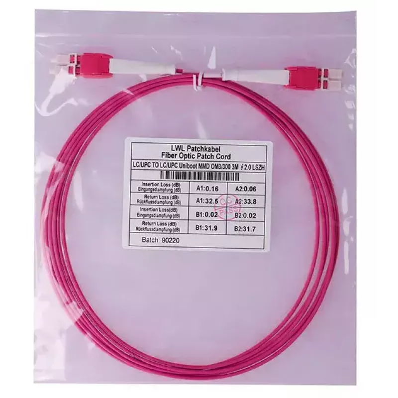 Glasfaserkabel BlueOptics SFP8181FU0.5MK 0,5 m LC OM4