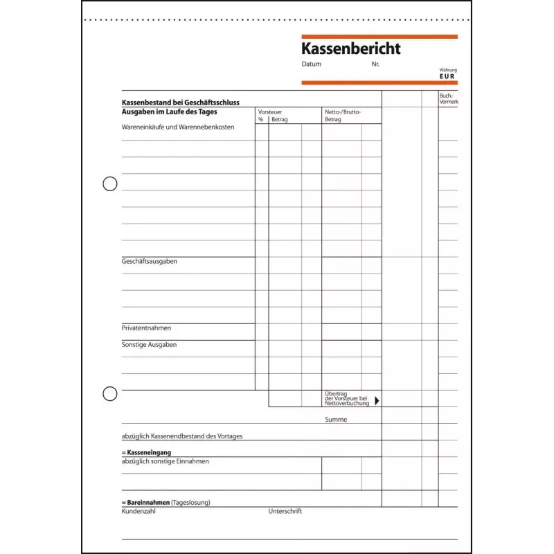 Hauptbuch-Papier Sigel KA515