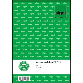 Hauptbuch-Papier Sigel KA515