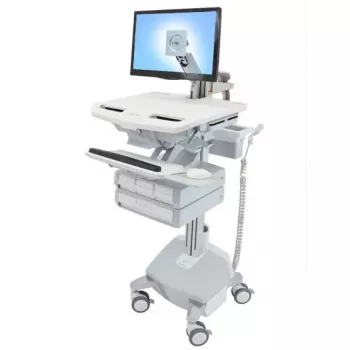 Multimedia-Wagen Ergotron StyleView Aluminium Grau Weiß