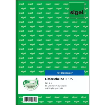 Geschäftsformular Sigel LI525 A5 Pink Weiß