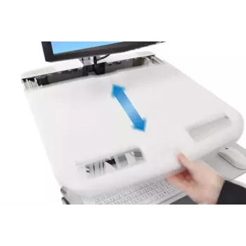 Multimediawagen Ergotron StyleView Aluminium Grau Weiß