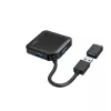 Hama USB Hub, 4 Ports, USB 3.2 Gen 1, 5 Gbit/s, inkl. USB-C Adapter