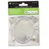 Techly ICOC APP-8WH1 Lightning-Kabel 1 m Weiß