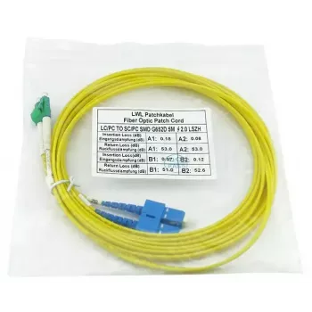 BlueOptics SFP3132BU1MX InfiniBand Glasfaserkabel 1 m LC SC Gelb