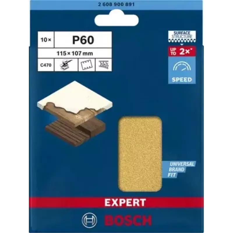 Bosch 2 608 900 891 Rotationswerkzeug Schleif-/Schleifzubehör Holz Schleifblatt