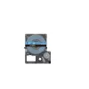Etikettenband Epson LK-6LBJ Schwarz Blau Thermotransfer 2,4 cm