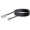 Netzwerkkabel Schwaiger 6,0 m RJ-11 - RJ-45 6 m Schwarz