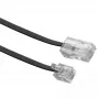 Netzwerkkabel Schwaiger 6,0 m RJ-11 - RJ-45 6 m Schwarz