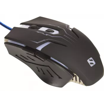 Sandberg Eliminator Maus, Rechtshänder, USB Typ-A, 2400 DPI, Schwarz