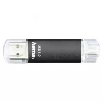 Hama Laeta Twin USB-Stick 256 GB USB Typ-A / Micro-USB 3.2 Gen 1 (3.1 Gen 1) Schwarz