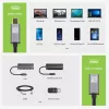 Techly USB 3.2 Gen 2 USB-C M/F Kabel 1m Schwarz, 1 m, USB C, USB C, USB 3.2 Gen 2 (3.1 Gen 2), 10 Gbit/s, Schwarz, Grau