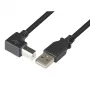 Techly USB 2.0 Kabel A Stecker / B Stecker abgewinkelt 1m ICOC U-AB-10-ANG