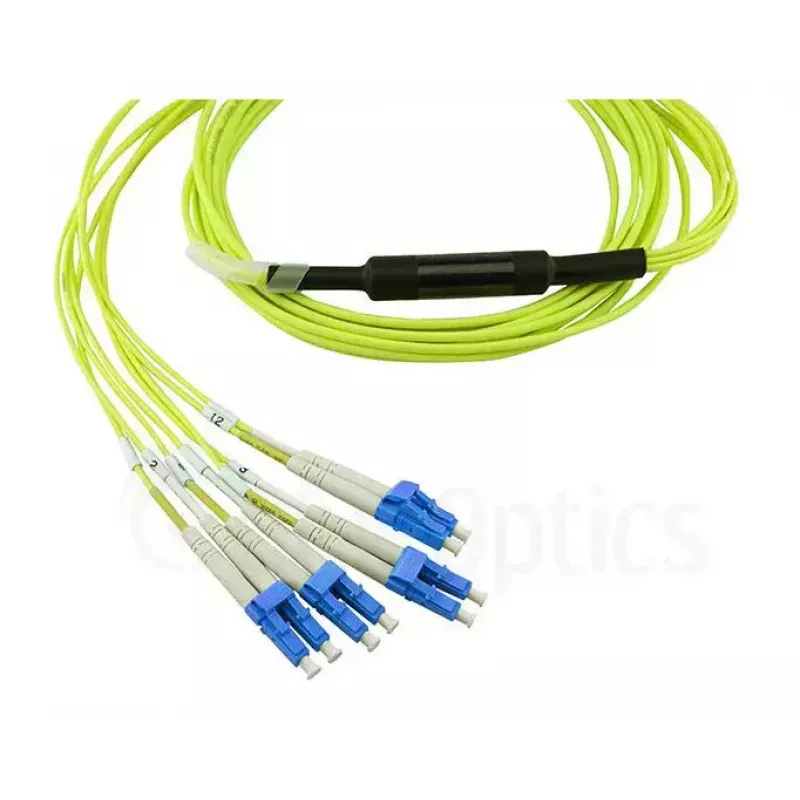BlueOptics CBL-MPO12-4LC-SMF-1M InfiniBand Glasfaserkabel MPO 4x LC 1m