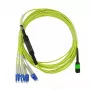 BlueOptics CBL-MPO12-4LC-SMF-1M InfiniBand Glasfaserkabel MPO 4x LC 1m