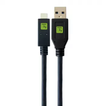 Techly ICOC MUSB31-CMAM05T USB-Kabel USB 3.2 Gen 1 (3.1 Gen 1) 0,5 m USB A USB C Schwarz