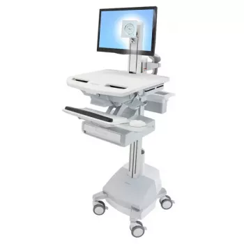 Multimedia-Wagen Ergotron StyleView Aluminium Grau Weiß