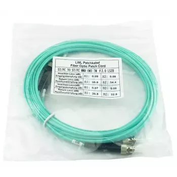 BlueOptics SFP3333EU1MK InfiniBand Glasfaserkabel 1 m ST Aqua