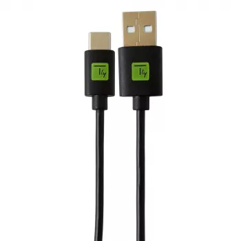 Techly ICOC MUSB20-CMAM20T USB-Kabel USB 2.0 2 m USB A USB C Schwarz