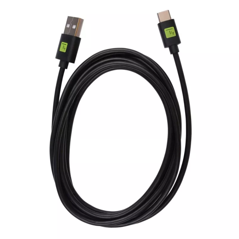 Techly ICOC MUSB20-CMAM20T USB-Kabel USB 2.0 2 m USB A USB C Schwarz