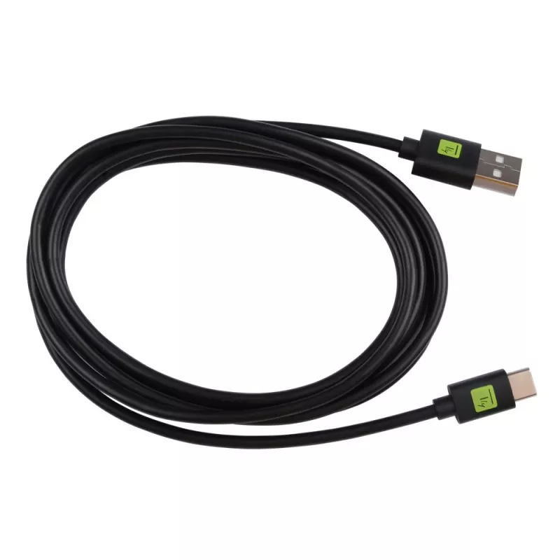 Techly ICOC MUSB20-CMAM20T USB-Kabel USB 2.0 2 m USB A USB C Schwarz