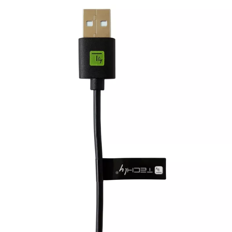 Techly ICOC MUSB20-CMAM20T USB-Kabel USB 2.0 2 m USB A USB C Schwarz