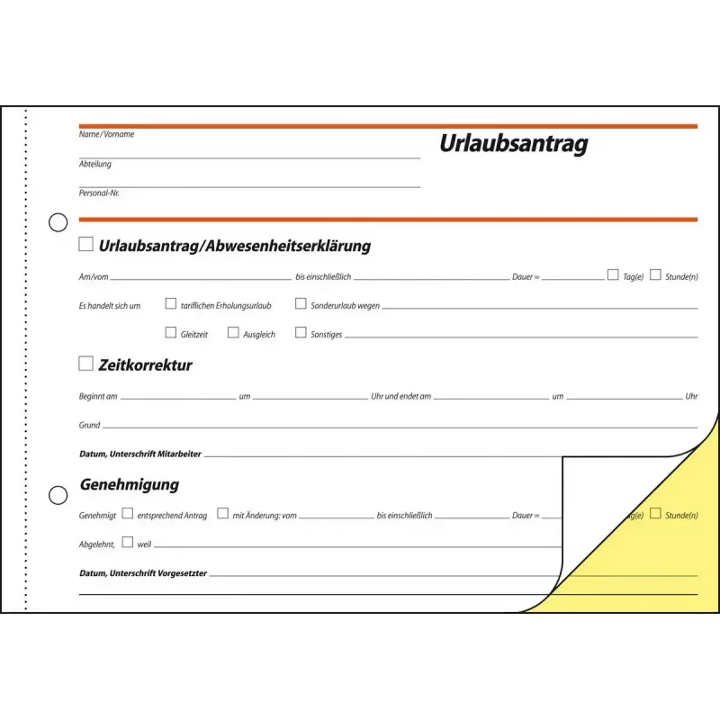 Geschäftsformular Sigel SD045 Grün A5 q 80 Blatt