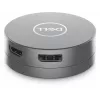 DELL 6-in-1 USB-C-Multiport-Adapter - DA305, Kabelgebunden, USB 3.2 Gen 2 (3.1 Gen 2) Typ-C, 10,100,1000 Mbit/s, Silber, 3840 x 2160 Pixel, Dell