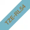 Brother TZE-RL54 Etikettendruckerband Gold auf Blau