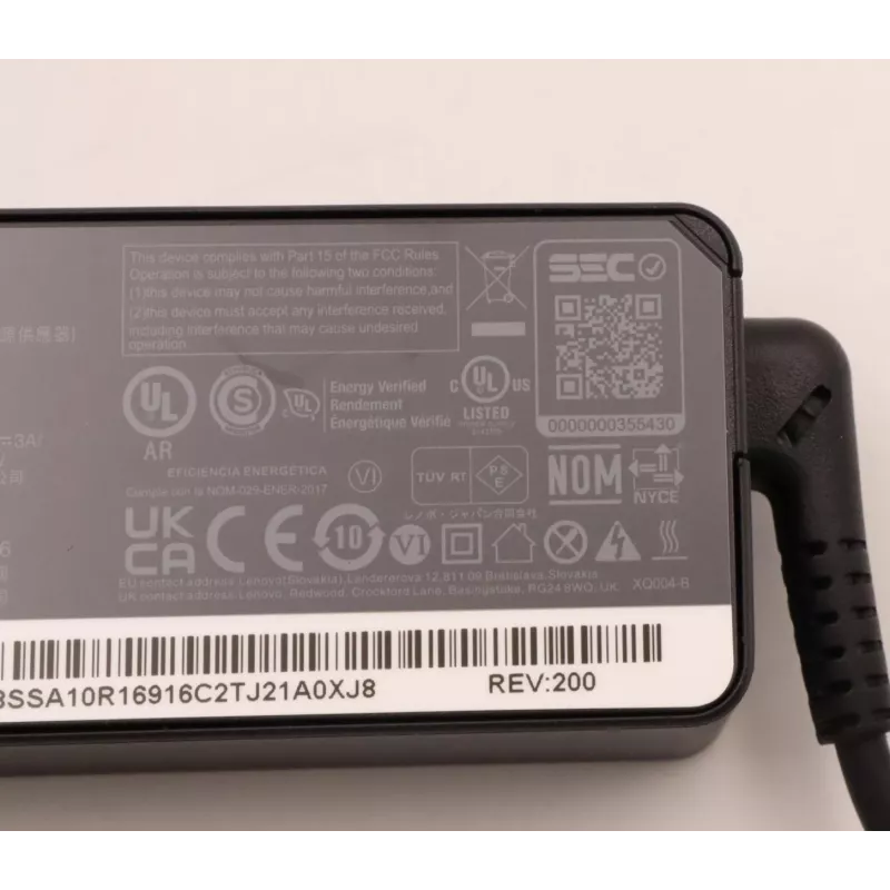 AC-Adapter Lenovo 45 W USB-C 5A10W86249 — 45-W-USB-C-Netzteil für Laptops und Geräte
