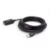 Techly IUSB-REP20TY USB-Kabel USB 2.0 5 m USB A Schwarz