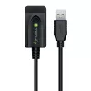 Techly IUSB-REP20TY USB-Kabel USB 2.0 5 m USB A Schwarz