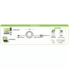 Techly IUSB-REP20TY USB-Kabel USB 2.0 5 m USB A Schwarz