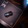Lexip Ar18 – Kabellose Gaming-Maus mit Keramikgleitpads, Rechtshänderausführung, Optisch, RF Wireless + USB Typ-A, 4800 DPI, Schwarz