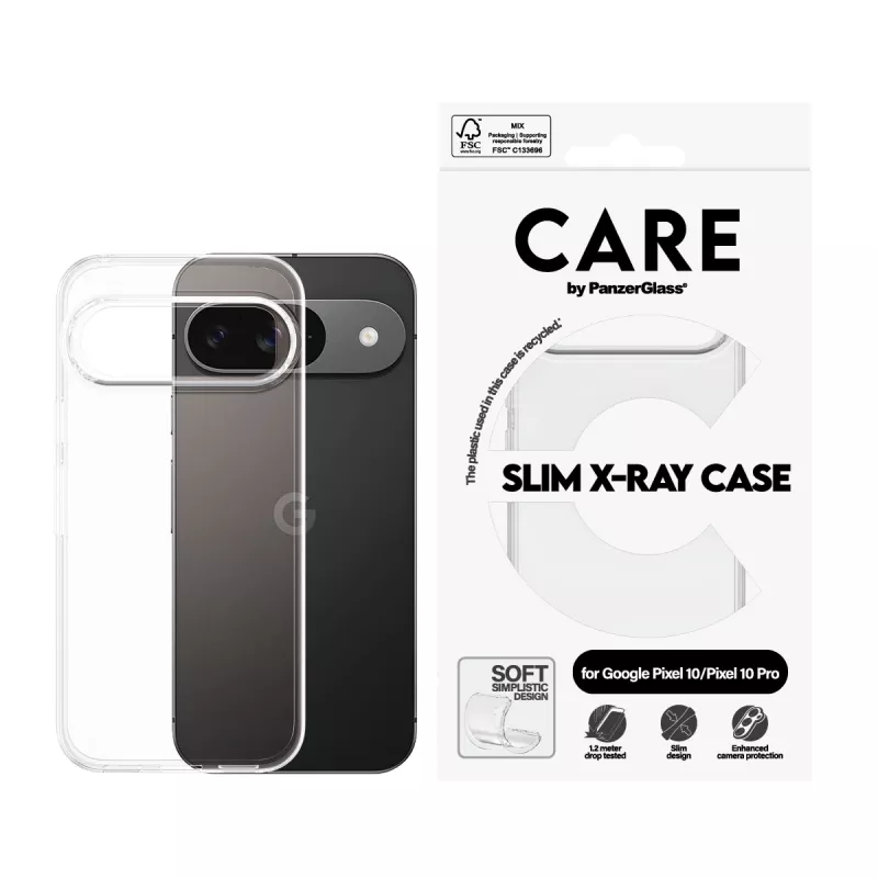Cover PanzerGlass CARE by modische Hülle Transparent X-Ray Soft Basic Google Pixel 10 10 Pro